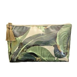MARTINIQUE CLEAR COATED TRAVEL POUCH NEW!
